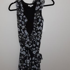 NWOT bar lll Maxi Dress Black Floral size 10